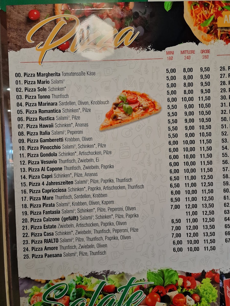 Menu Pizzeria Imbiss Rialto / Salzgitter-2