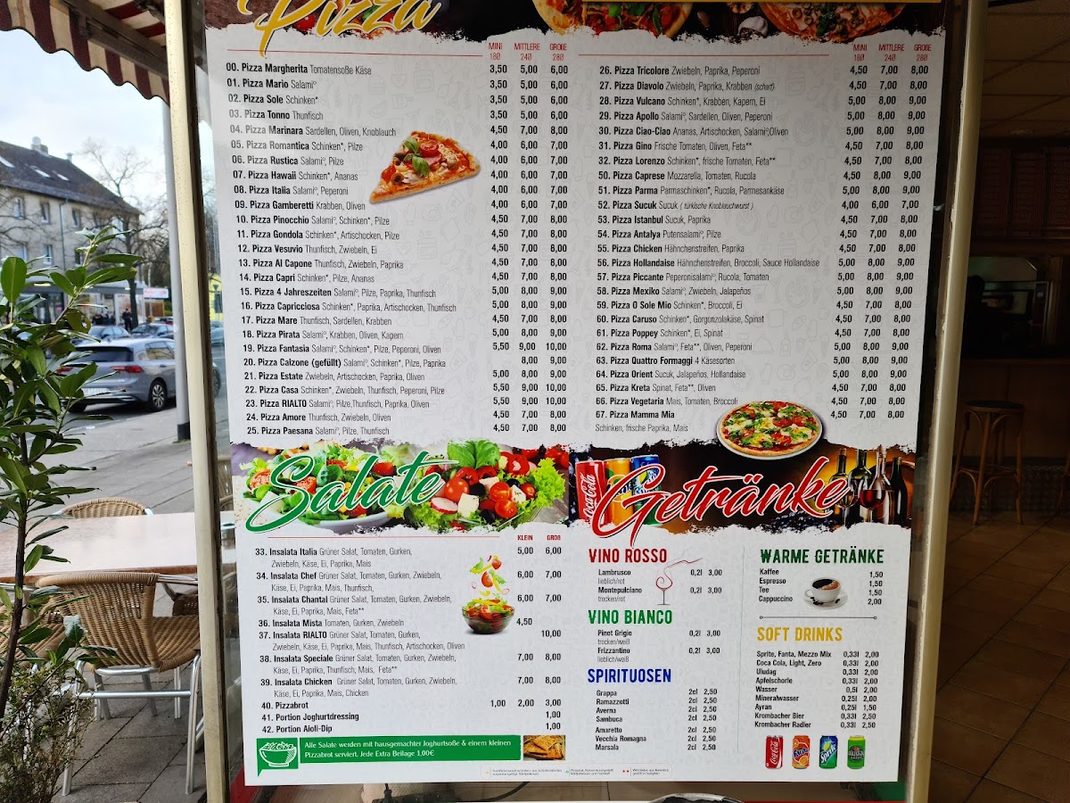 Menu Pizzeria Imbiss Rialto / Salzgitter-5