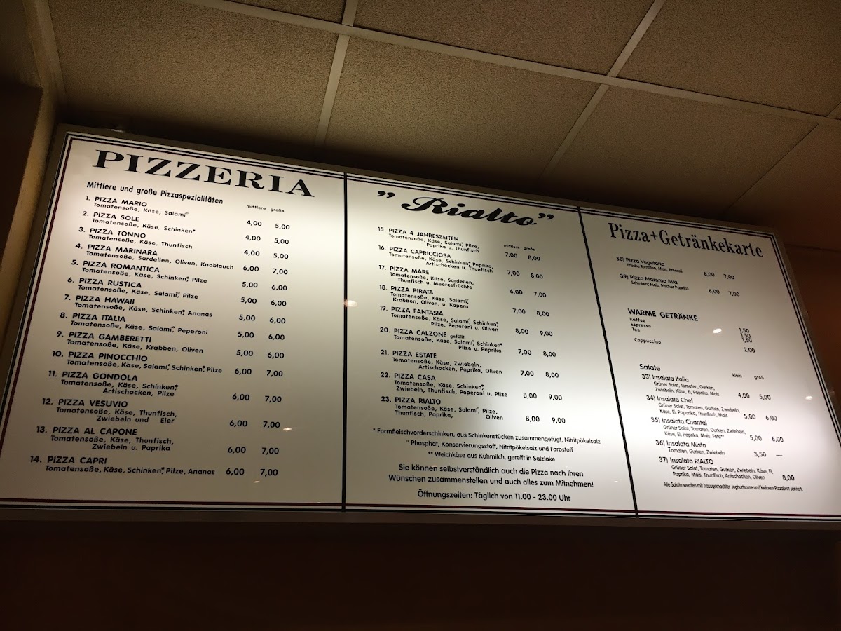 Menu Pizzeria Imbiss Rialto / Salzgitter-6